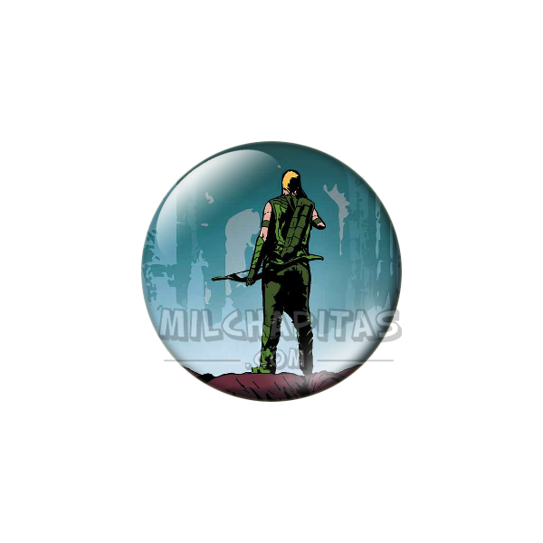 Chapa de DC Comics: Flecha Verde (De Espaldas)