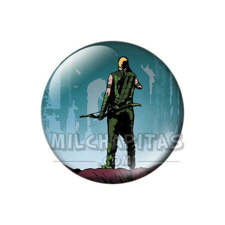 Chapa de DC Comics: Flecha Verde (De Espaldas)