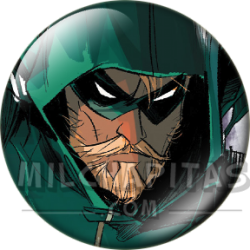 Chapa de DC Comics: Flecha Verde (Green Arrow)
