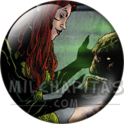 Chapa de DC Comics: Hiedra Venenosa (Con la Cosa del Pantano)