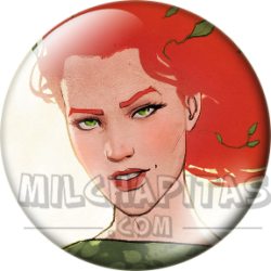 Chapa de DC Comics: Hiedra Venenosa (Poison Ivy)