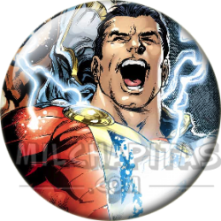Chapa de DC Comics: Shazam (Rayo Mágico)