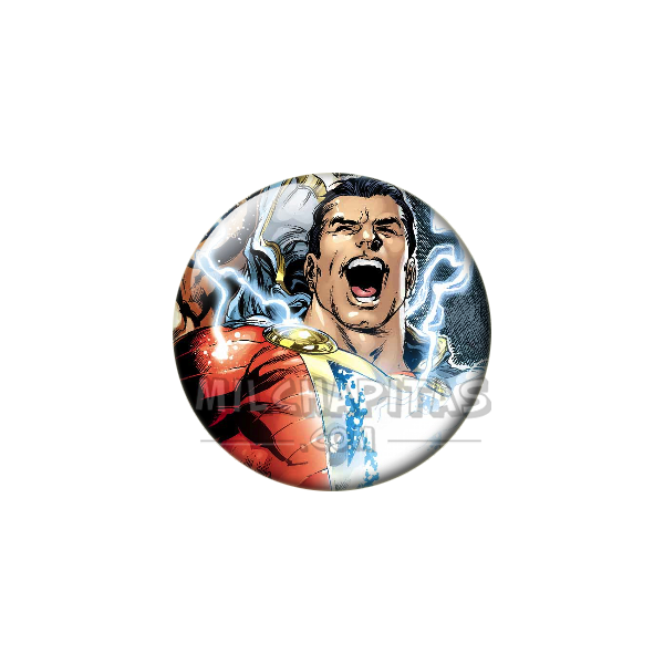 Chapa de DC Comics: Shazam (Rayo Mágico)