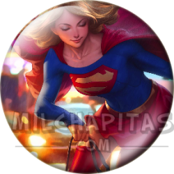 Chapa de DC Comics: Supergirl (En la Ciudad)