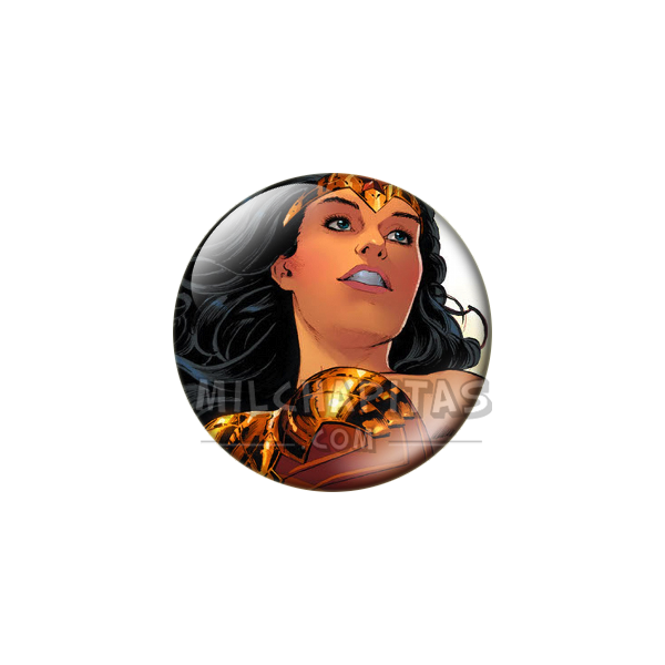 Chapa de DC Comics: Wonder Woman (Mirando al Cielo)