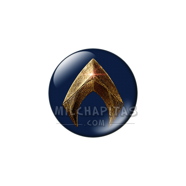 Chapa de DC Comics: Logo Aquaman