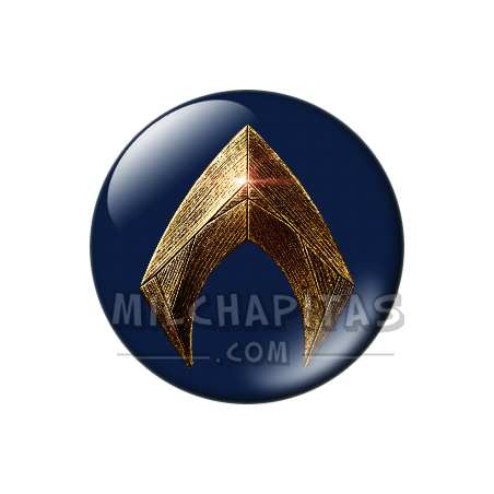 Chapa de DC Comics: Logo Aquaman