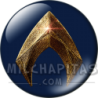 Chapa de DC Comics: Logo Aquaman