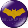 Chapa de DC Comics: Logo Batgirl (fondo morado)