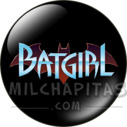 Chapa de DC Comics: Logo Batgirl (texto)