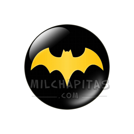 Chapa de DC Comics: Logo Batgirl (fondo negro)