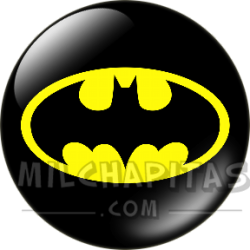 Chapa de DC Comics: Logo Batman (óvalo amarillo)