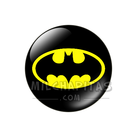 Chapa de DC Comics: Logo Batman (óvalo amarillo)