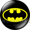 Chapa de DC Comics: Logo Batman (óvalo amarillo)
