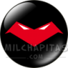 Chapa de DC Comics: Logo Capucha Roja (con ojos)