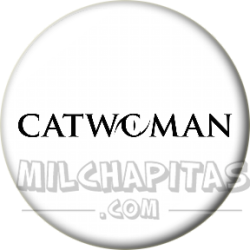 Chapa de DC Comics: Logo Catwoman (texto)