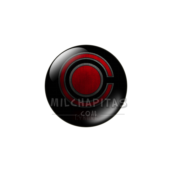 Chapa de DC Comics: Logo Cyborg (metálico)