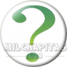 Chapa de DC Comics: Logo Enigma (interrogante verde)
