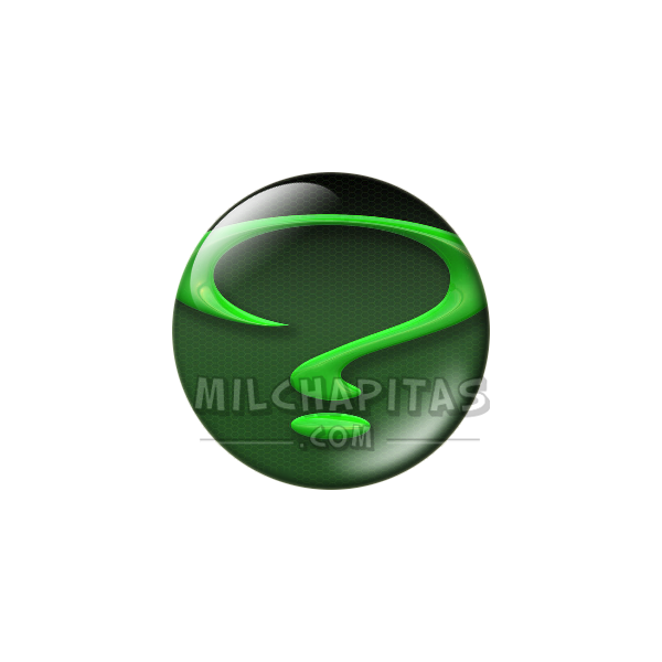 Chapa de DC Comics: Logo Enigma (interrogante 3D)