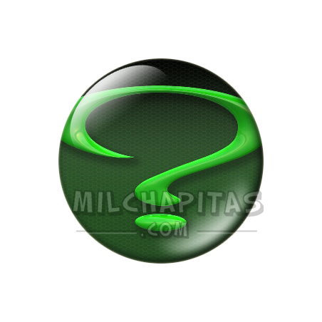 Chapa de DC Comics: Logo Enigma (interrogante 3D)
