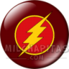 Chapa de DC Comics: Logo Flash (clásico)