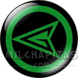 Chapa de DC Comics: Logo Flecha Verde (círculo)