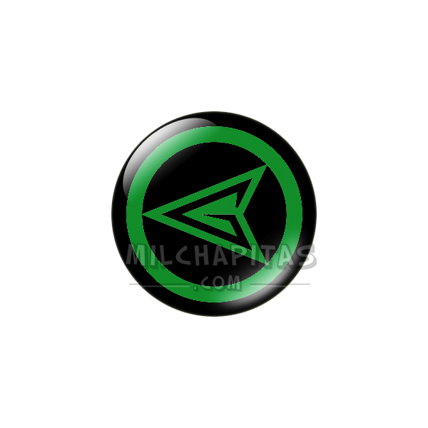 Chapa de DC Comics: Logo Flecha Verde (círculo)