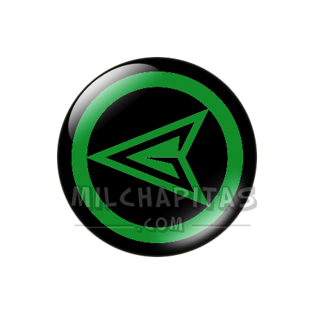 Chapa de DC Comics: Logo Flecha Verde (círculo)