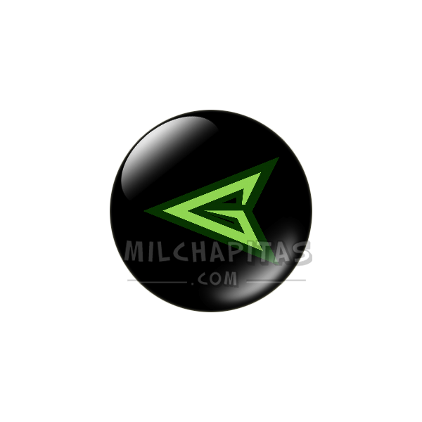 Chapa de DC Comics: Logo Flecha Verde (flecha)