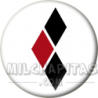 Chapa de DC Comics: Logo Harley Quinn (rombos)