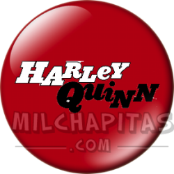 Chapa de DC Comics: Logo Harley Quinn (texto)