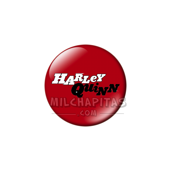 Chapa de DC Comics: Logo Harley Quinn (texto)