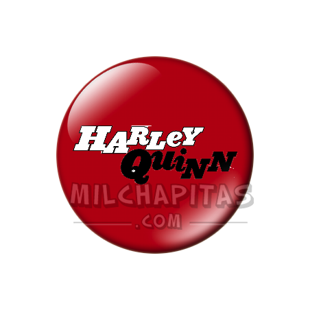 Chapa de DC Comics: Logo Harley Quinn (texto)