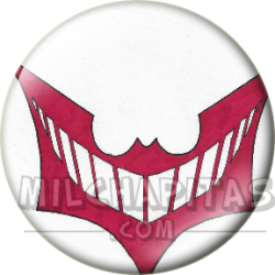 Chapa de DC Comics: Logo Joker (murciélago sonriente)