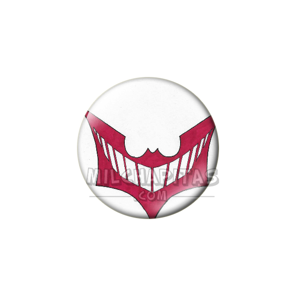Chapa de DC Comics: Logo Joker (murciélago sonriente)