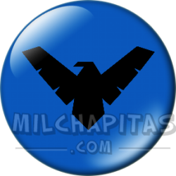 Chapa de DC Comics: Logo Nightwing