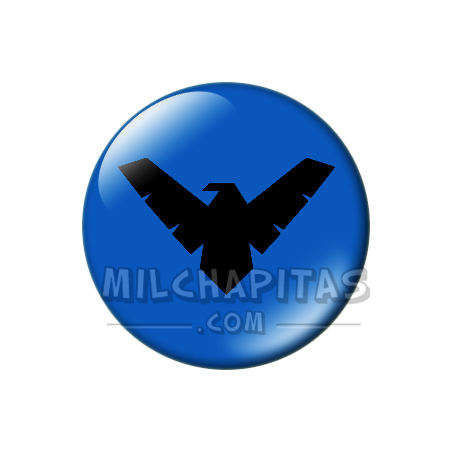 Chapa de DC Comics: Logo Nightwing