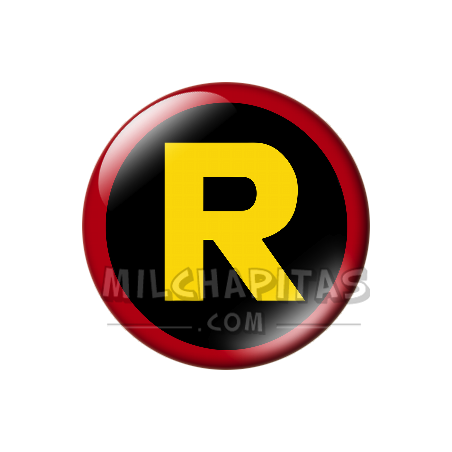 Chapa de DC Comics: Logo Robin (clásico)
