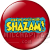 Chapa de DC Comics: Logo Shazam (texto)