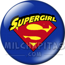 Chapa de DC Comics: Logo Supergirl