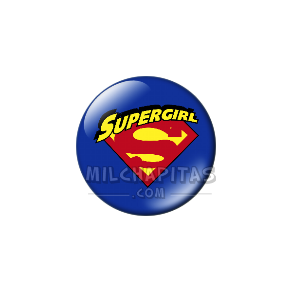 Chapa de DC Comics: Logo Supergirl