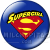 Chapa de DC Comics: Logo Supergirl