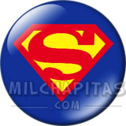 Chapa de DC Comics: Logo Superman (clásico)