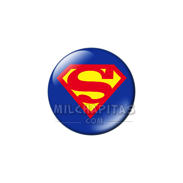 Chapa de DC Comics: Logo Superman (clásico)