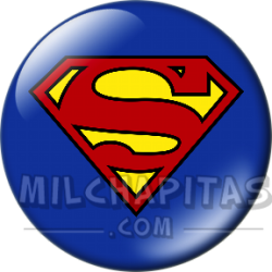 Chapa de DC Comics: Logo Superman (escudo)