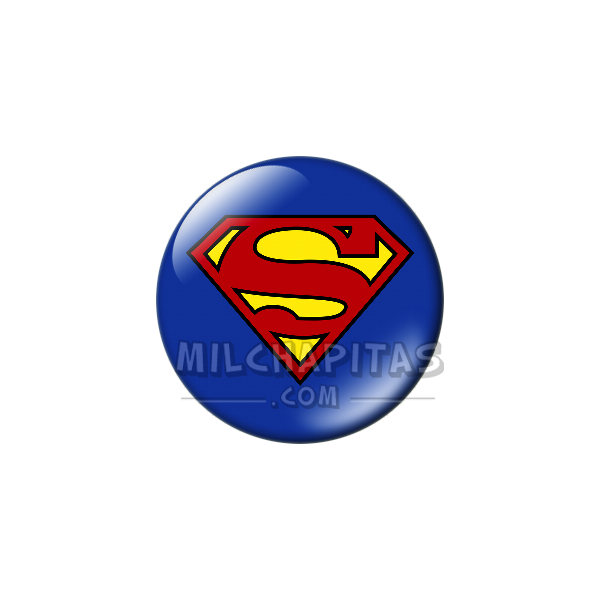 Chapa de DC Comics: Logo Superman (escudo)