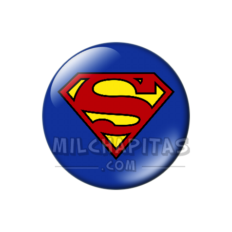 Chapa de DC Comics: Logo Superman (escudo)