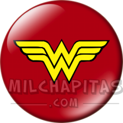 Chapa de DC Comics: Logo Wonder Woman