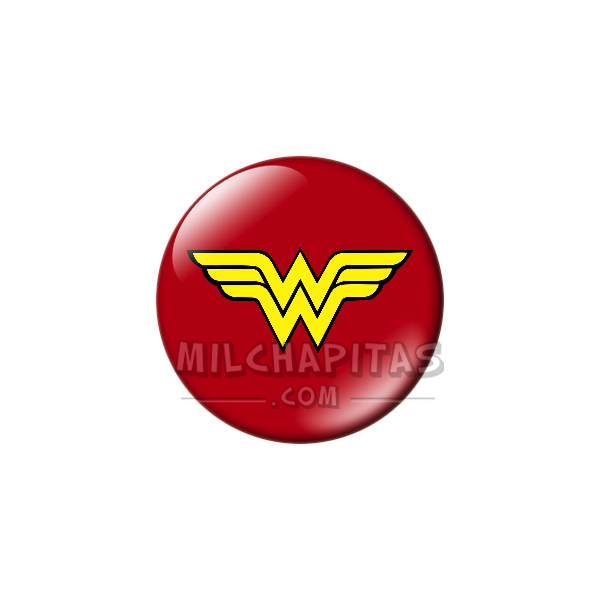 Chapa de DC Comics: Logo Wonder Woman