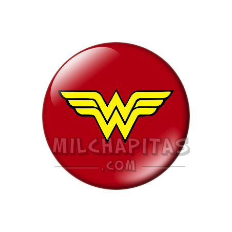 Chapa de DC Comics: Logo Wonder Woman